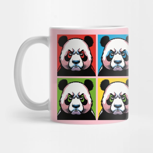 Pop Frowning Panda - Funny Panda Art by PawPopArt